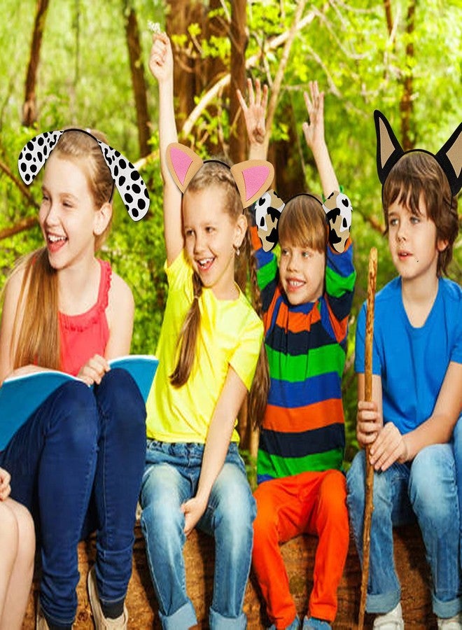 PPXMEEUDC مجموعة PPXMEEUDC من 9 قطع من عصابات رأس على شكل آذان الكلاب، مثالية لحفلات أعياد ميلاد الحيوانات الأليفة، ولحفلات الأزياء التنكرية. - Image 5
